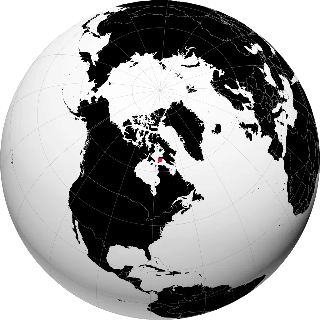 Cape Dorset no globo