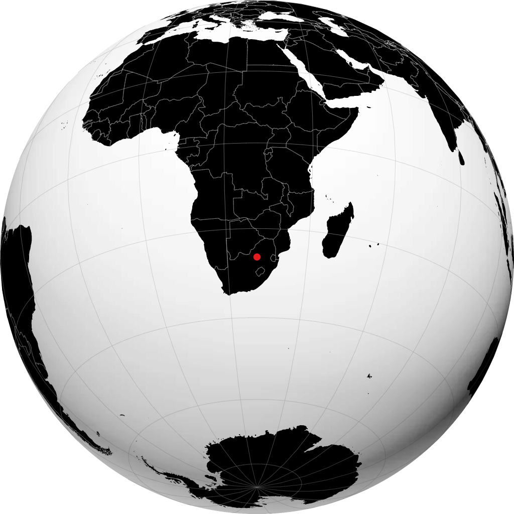 Carletonville no globo