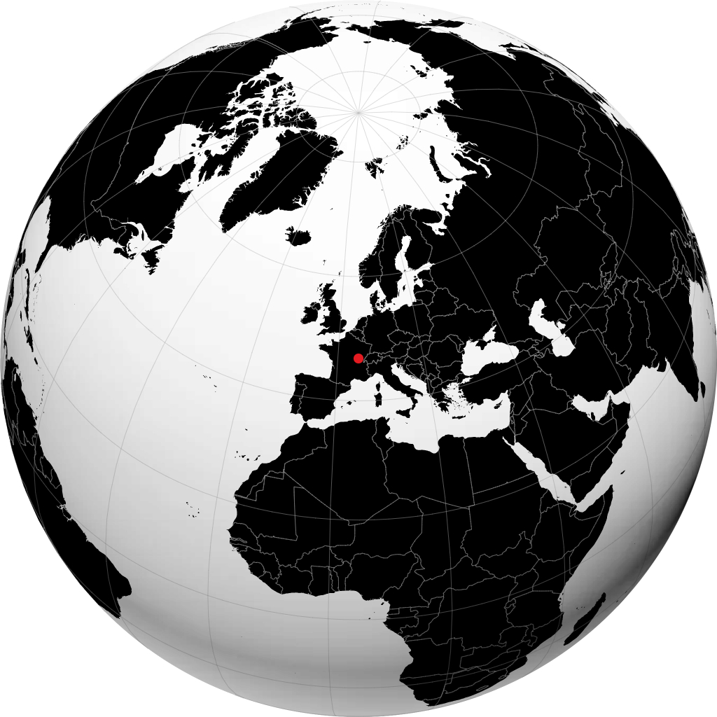 Chalon-sur-Saône no globo