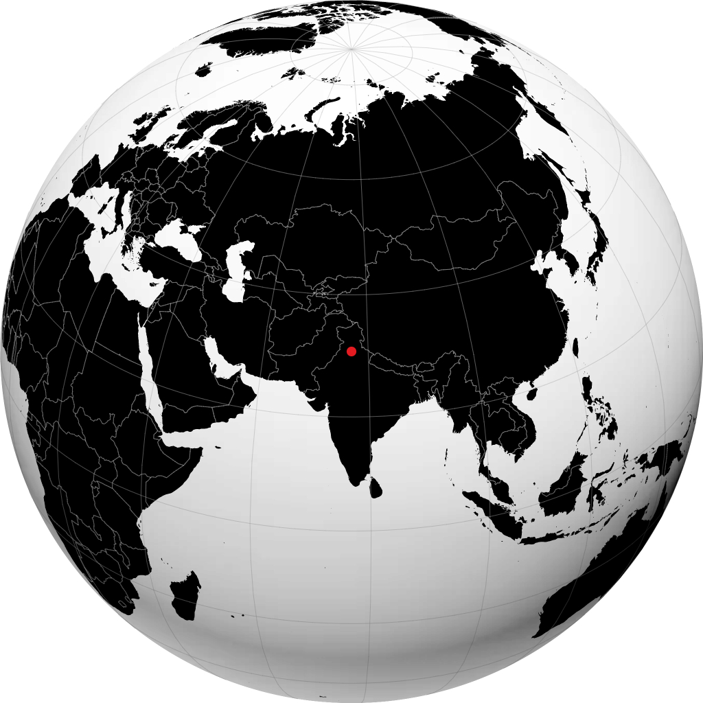 Chandigarh no globo
