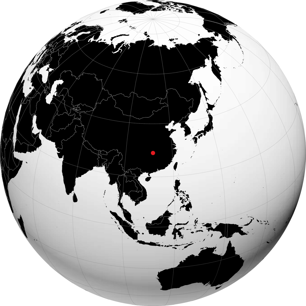 Changde no globo