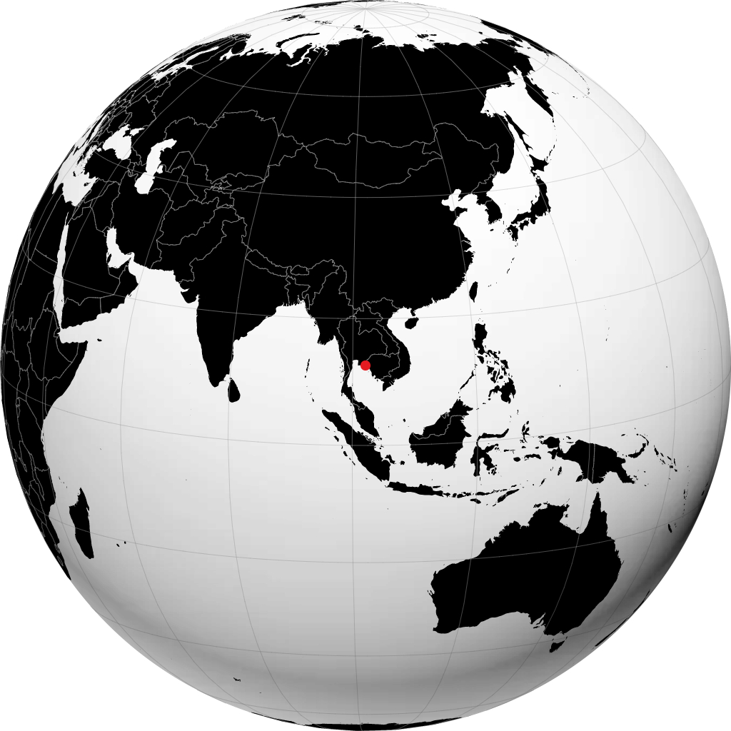 Chanthaburi no globo