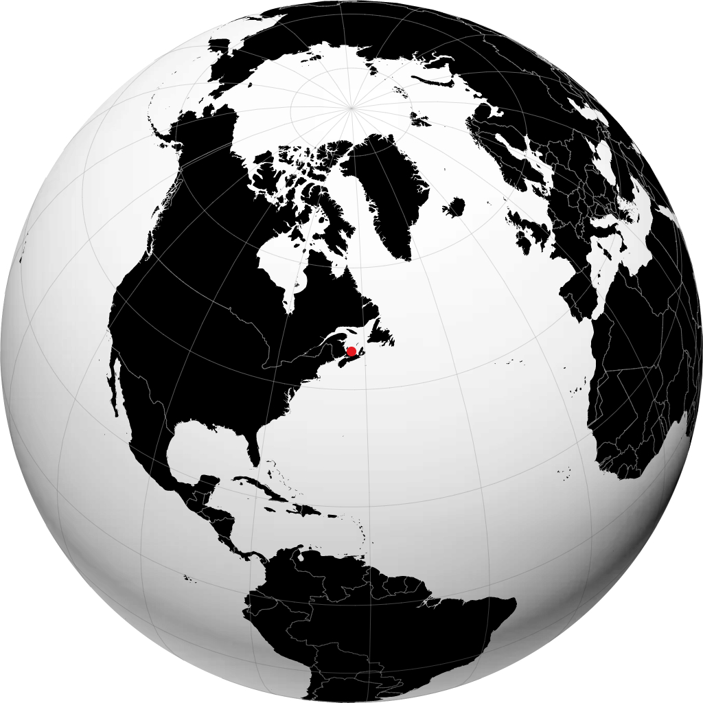 Charlottetown no globo