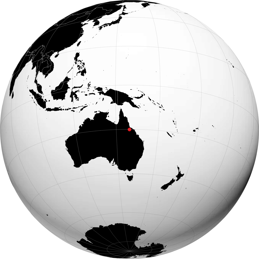 Charters Towers no globo