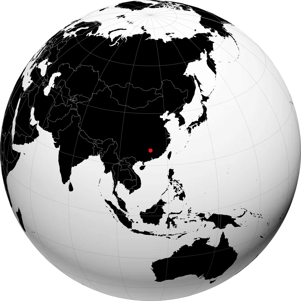 Chenzhou no globo