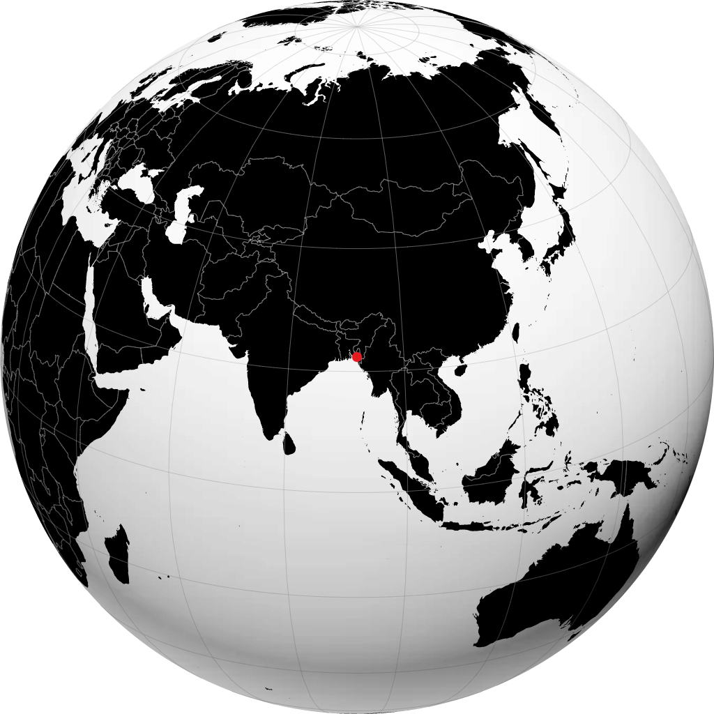 Chittagong no globo