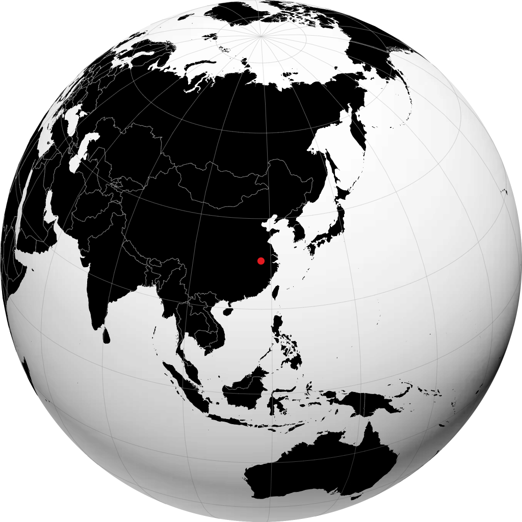 Chizhou no globo