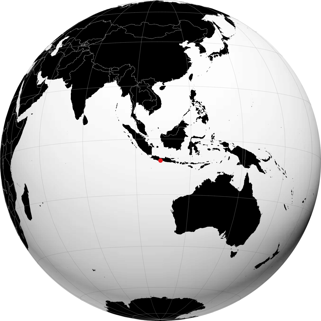 Cilacap no globo