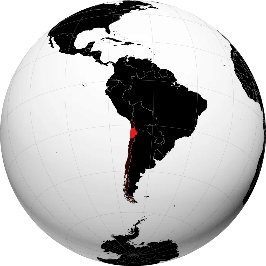 Antofagasta no globo