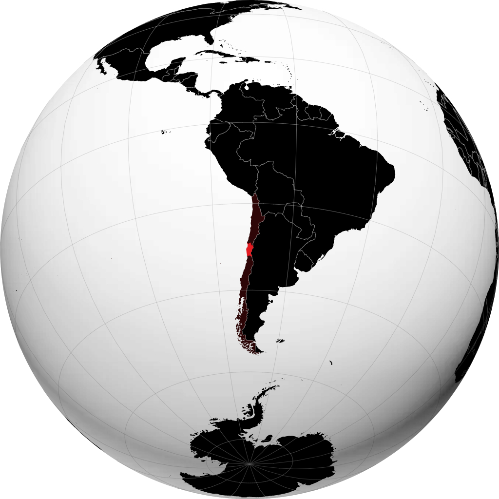 Coquimbo no globo
