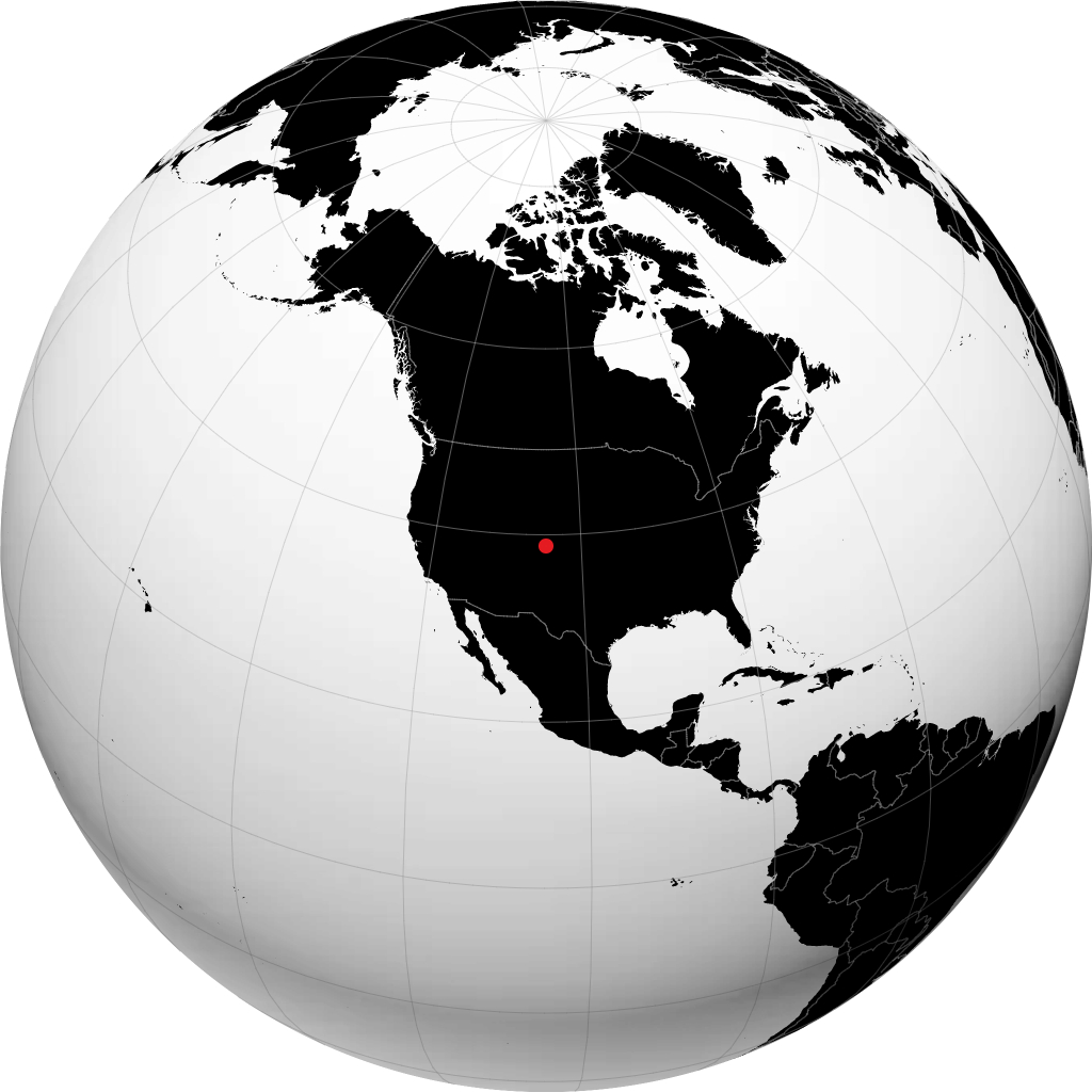 Colorado Springs no globo