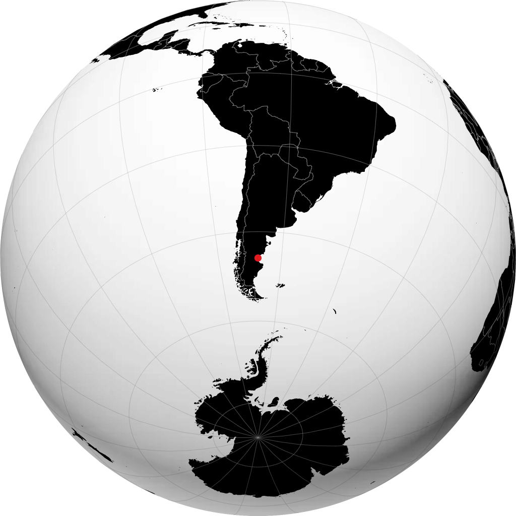 Comodoro Rivadavia no globo