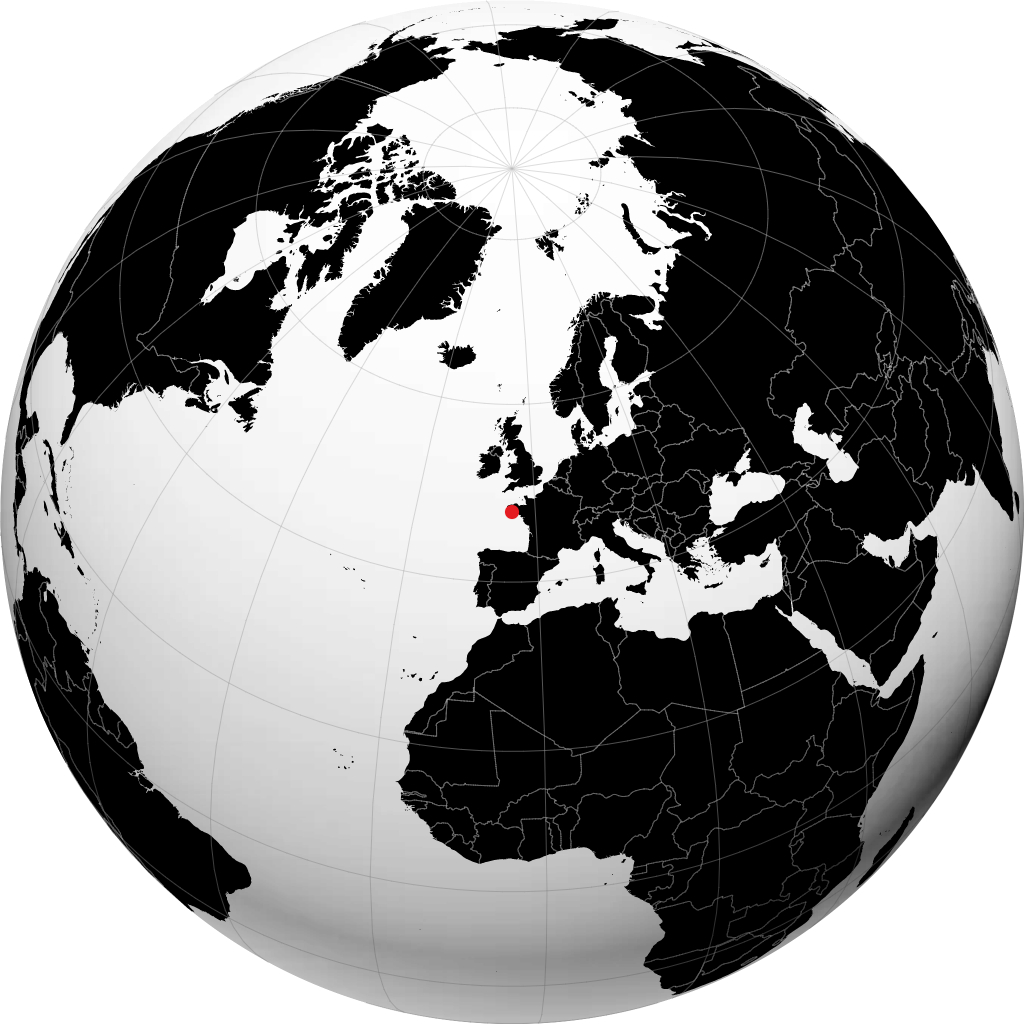 Concarneau no globo