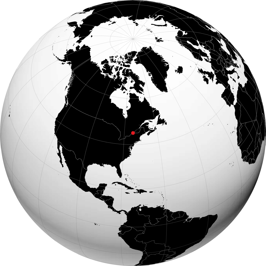 Cornwall no globo
