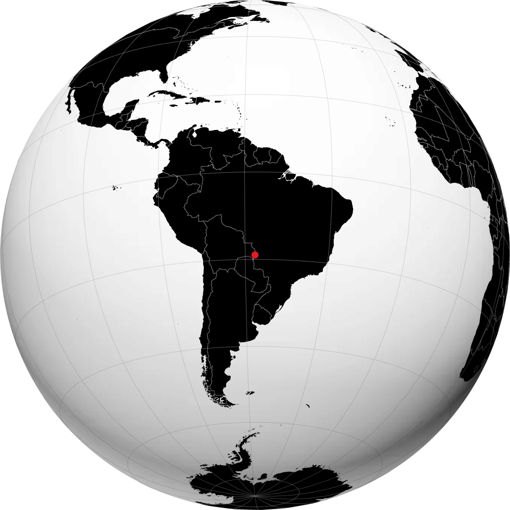 Corumbá no globo
