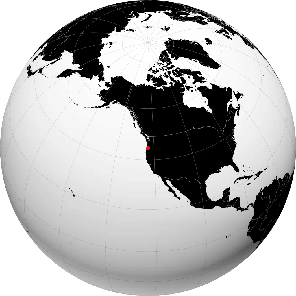 Corvallis no globo