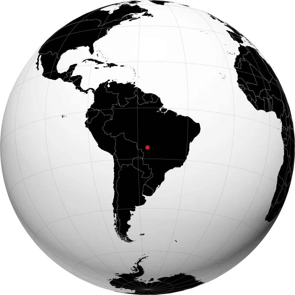 Cuiabá no globo