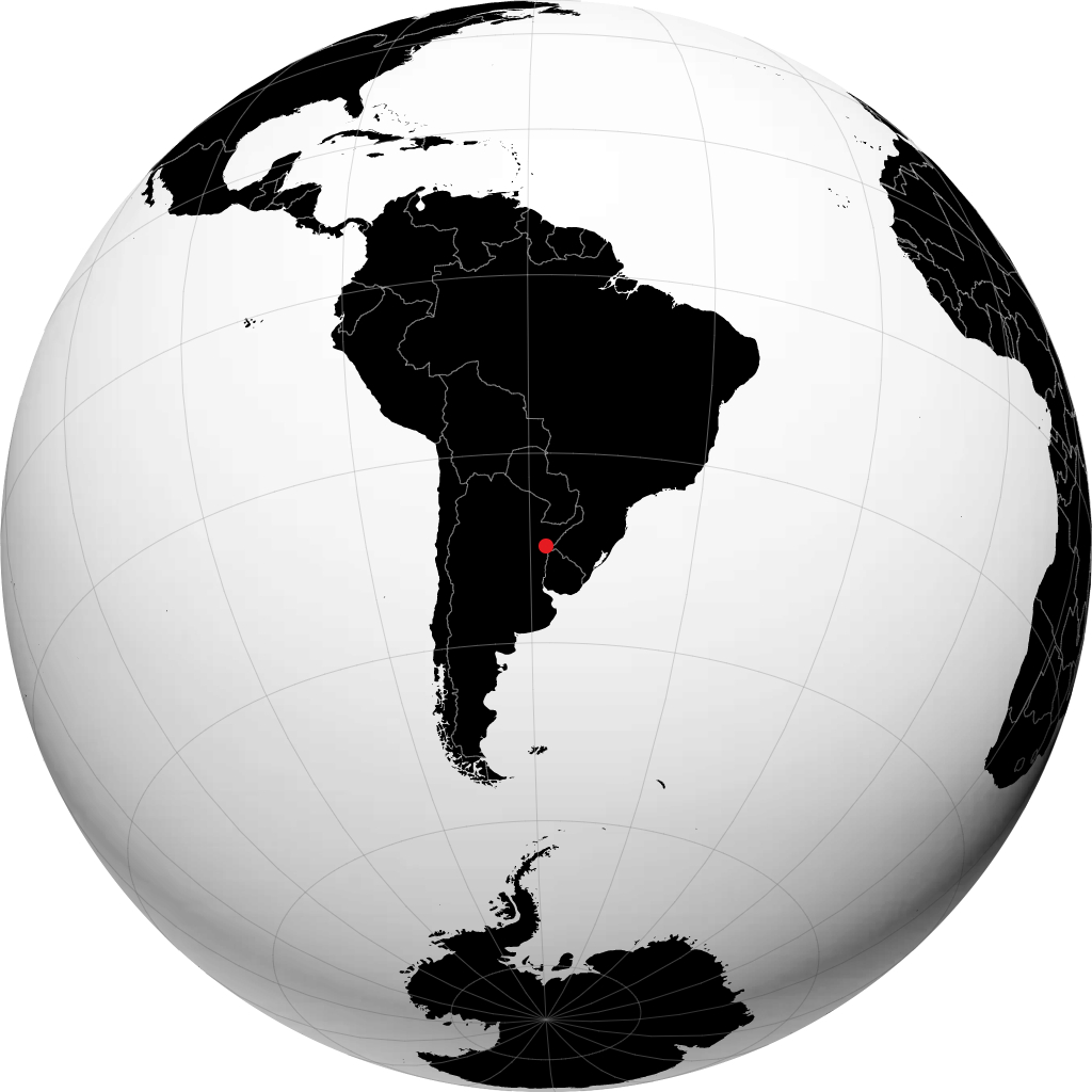 Curuzú Cuatiá no globo
