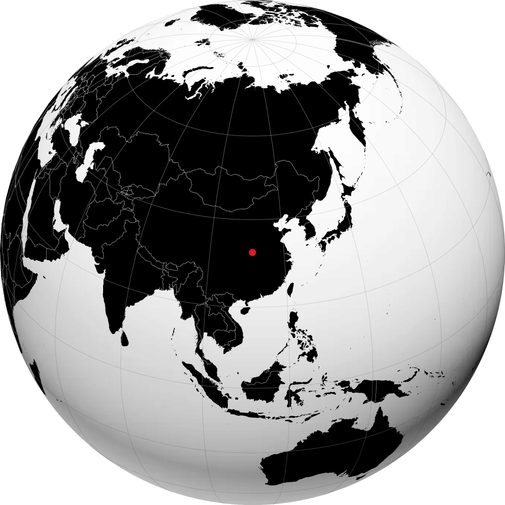 Danjiangkou no globo