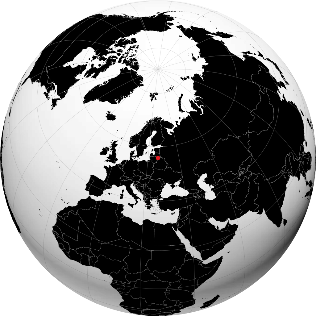 Daugavpils no globo