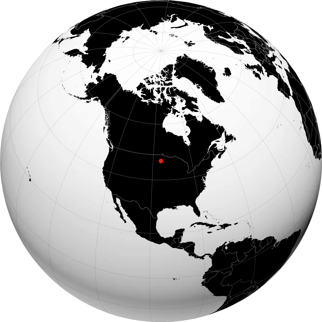 Detroit Lakes no globo