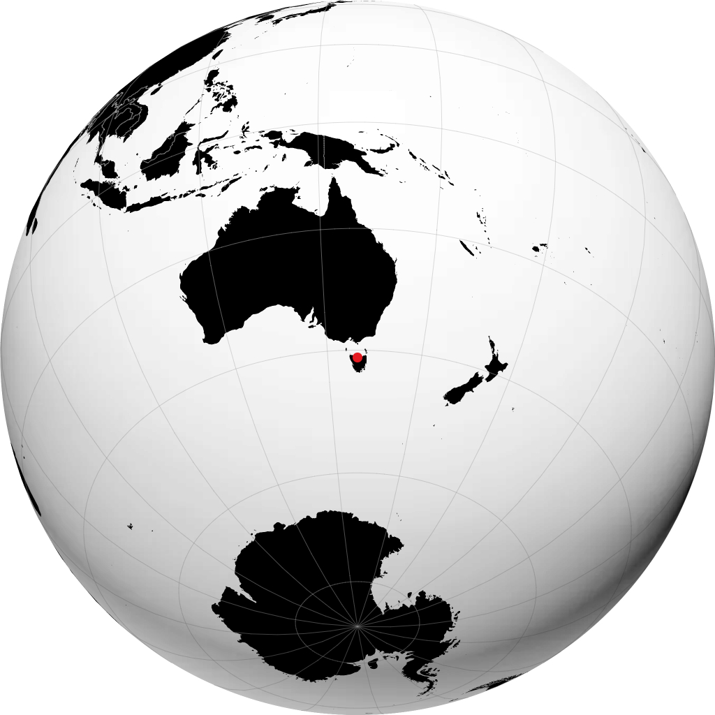 Devonport no globo