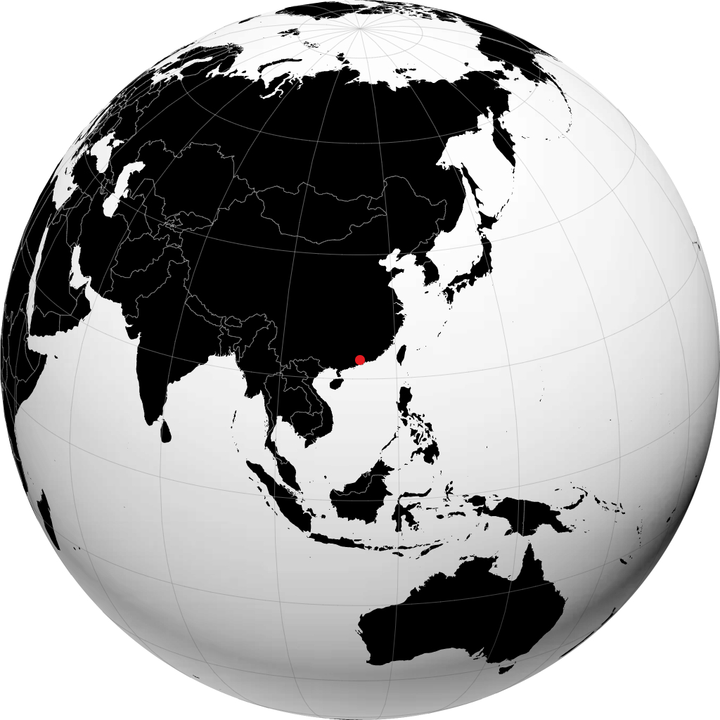 Dongguan no globo