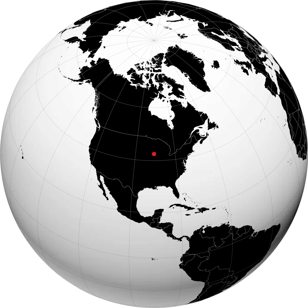 Dubuque no globo