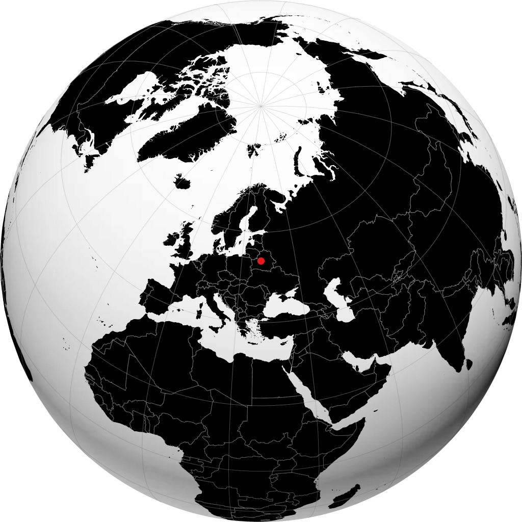 Dzyarzhynsk no globo
