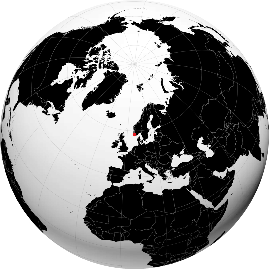 Egersund no globo
