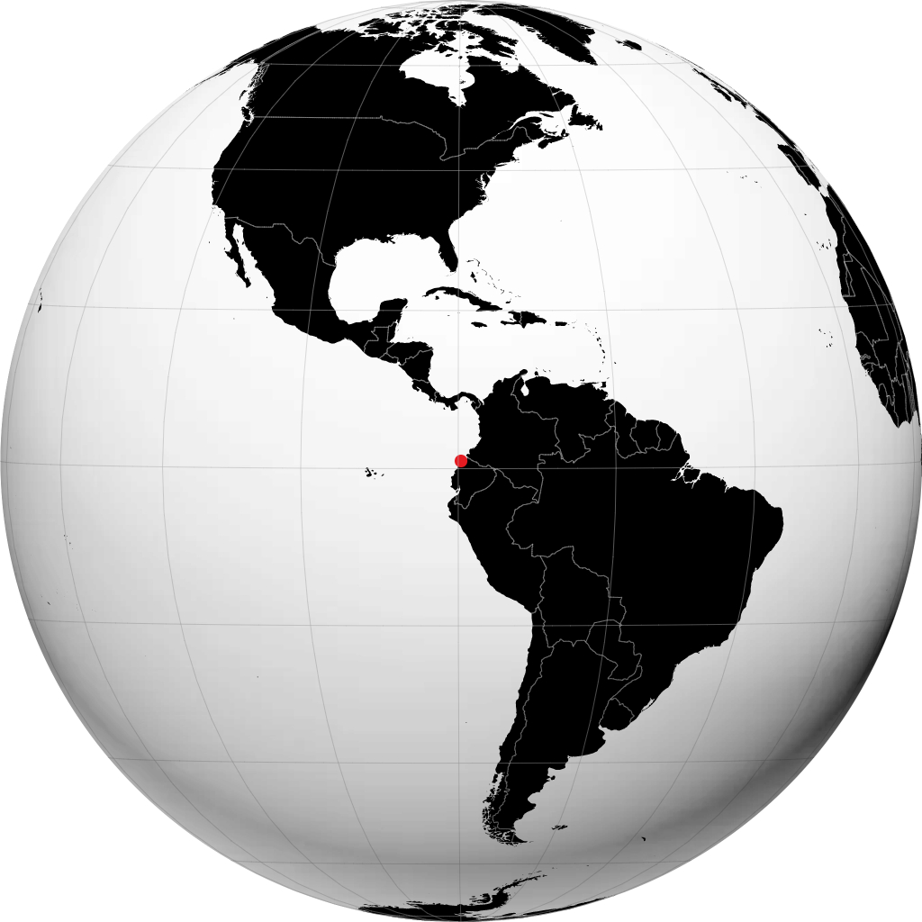 Esmeraldas no globo
