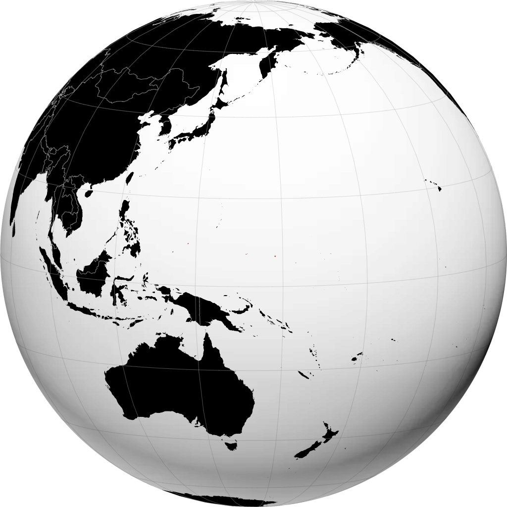 Micronésia no globo