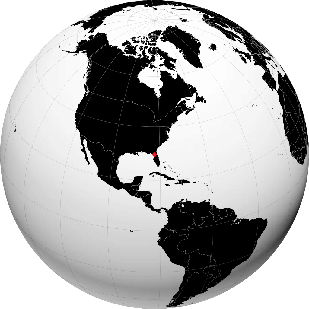 Gainesville no globo