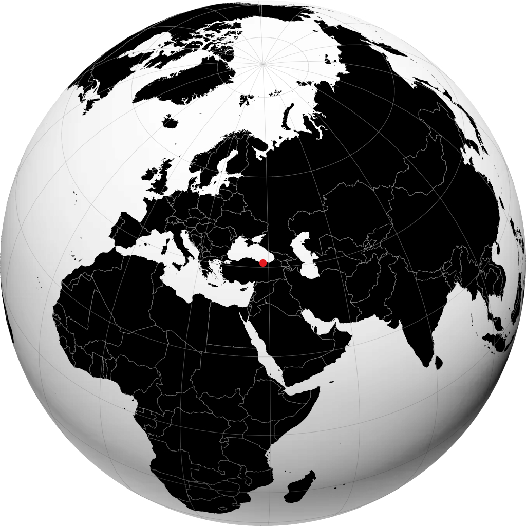 Giresun no globo