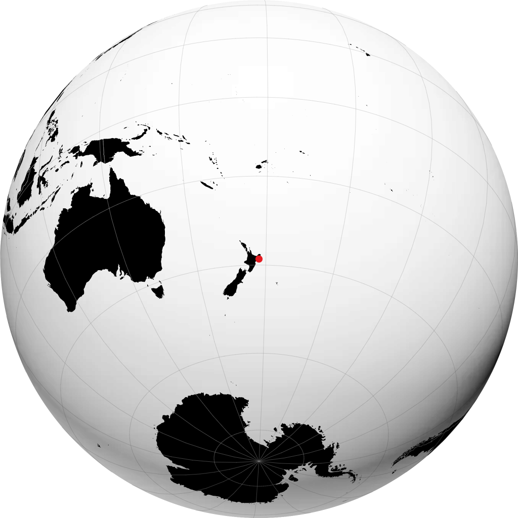 Gisborne no globo