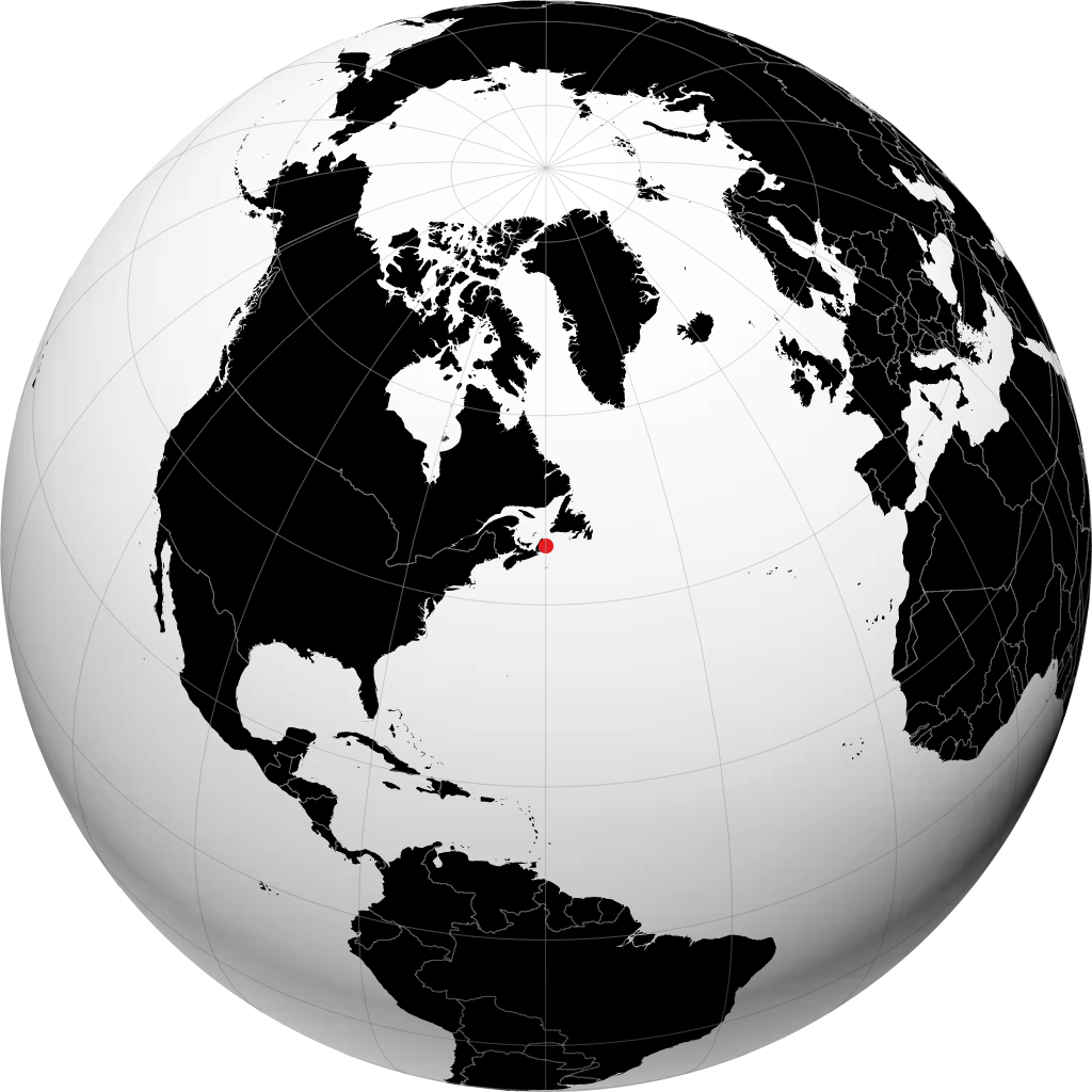 Glace Bay no globo