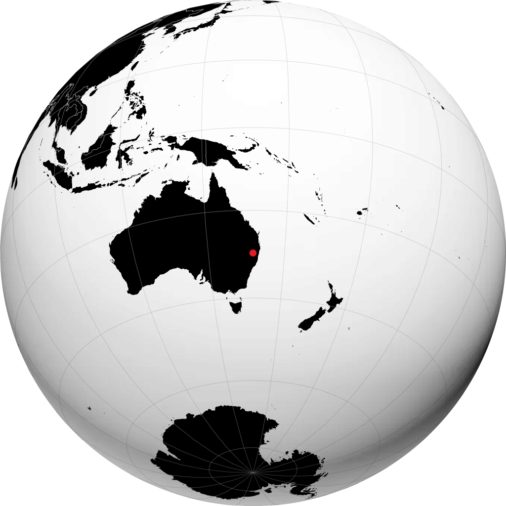 Glen Innes no globo