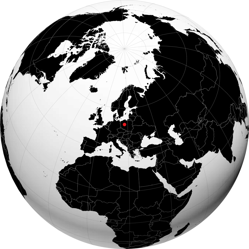 Gniezno no globo