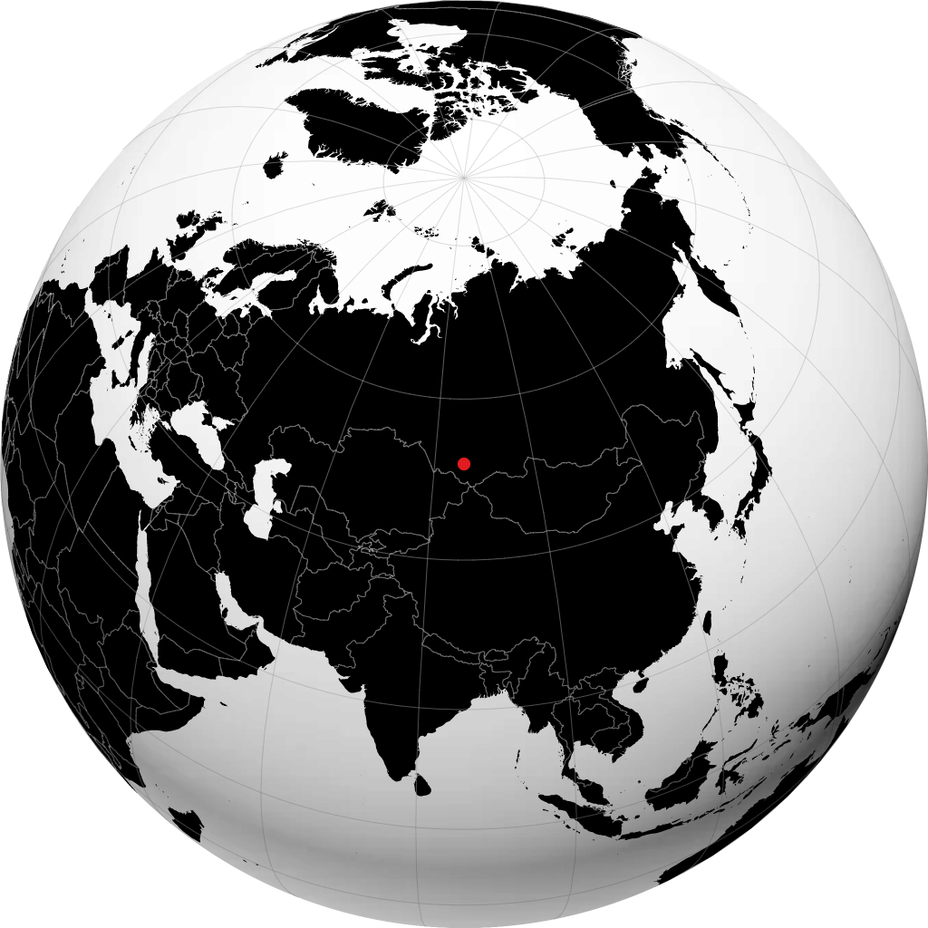 Gorno-Altaysk no globo