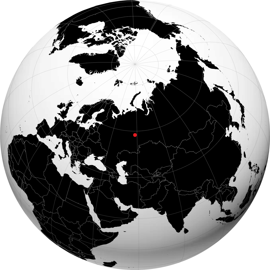 Gornozavodsk no globo