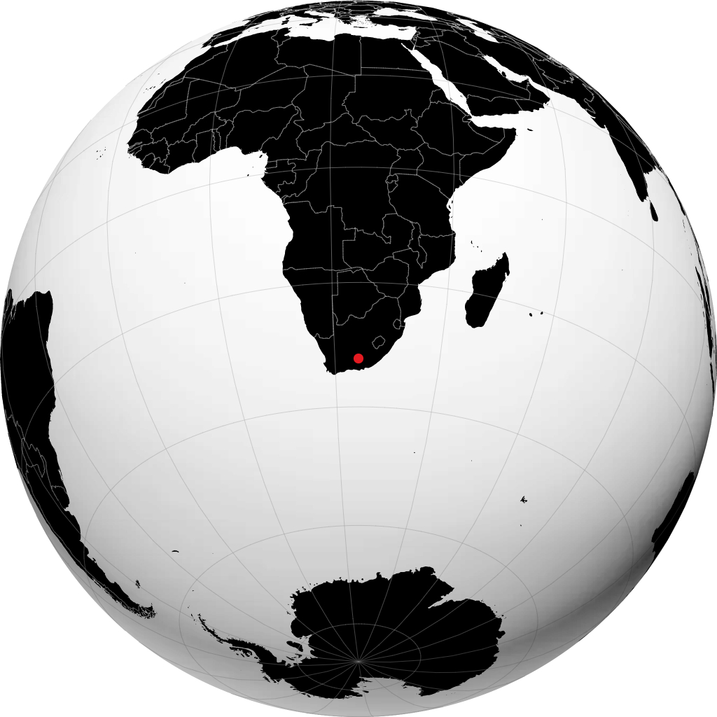 Graaff Reinet no globo