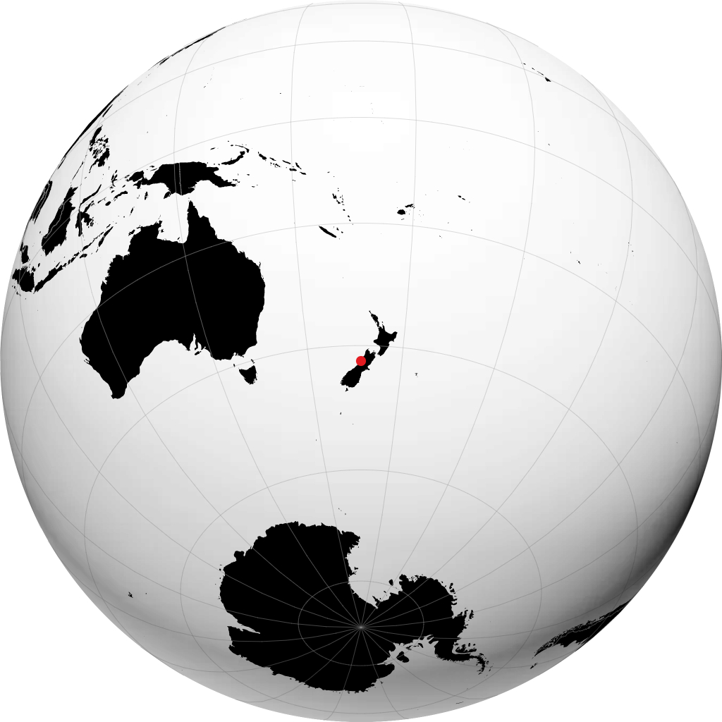 Greymouth no globo