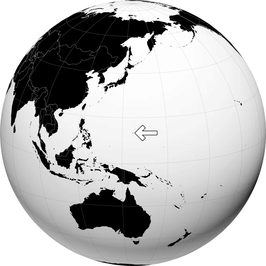 Guam no globo