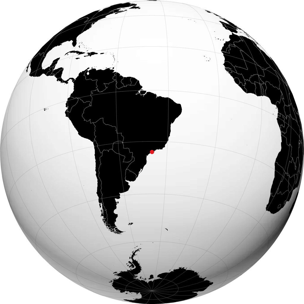 Guarujá no globo