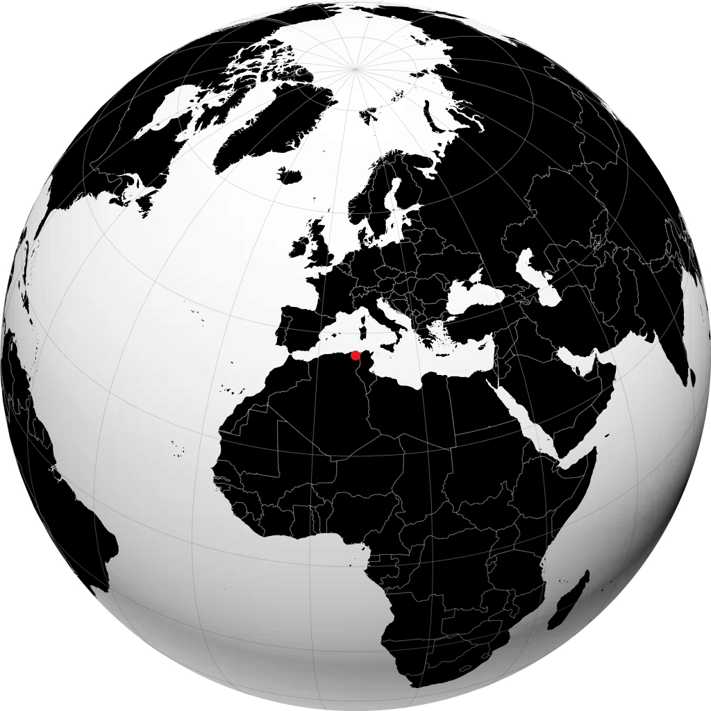 Guelma no globo