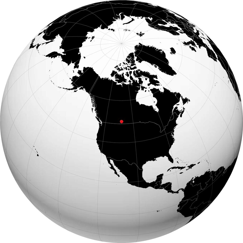 Gull Lake no globo