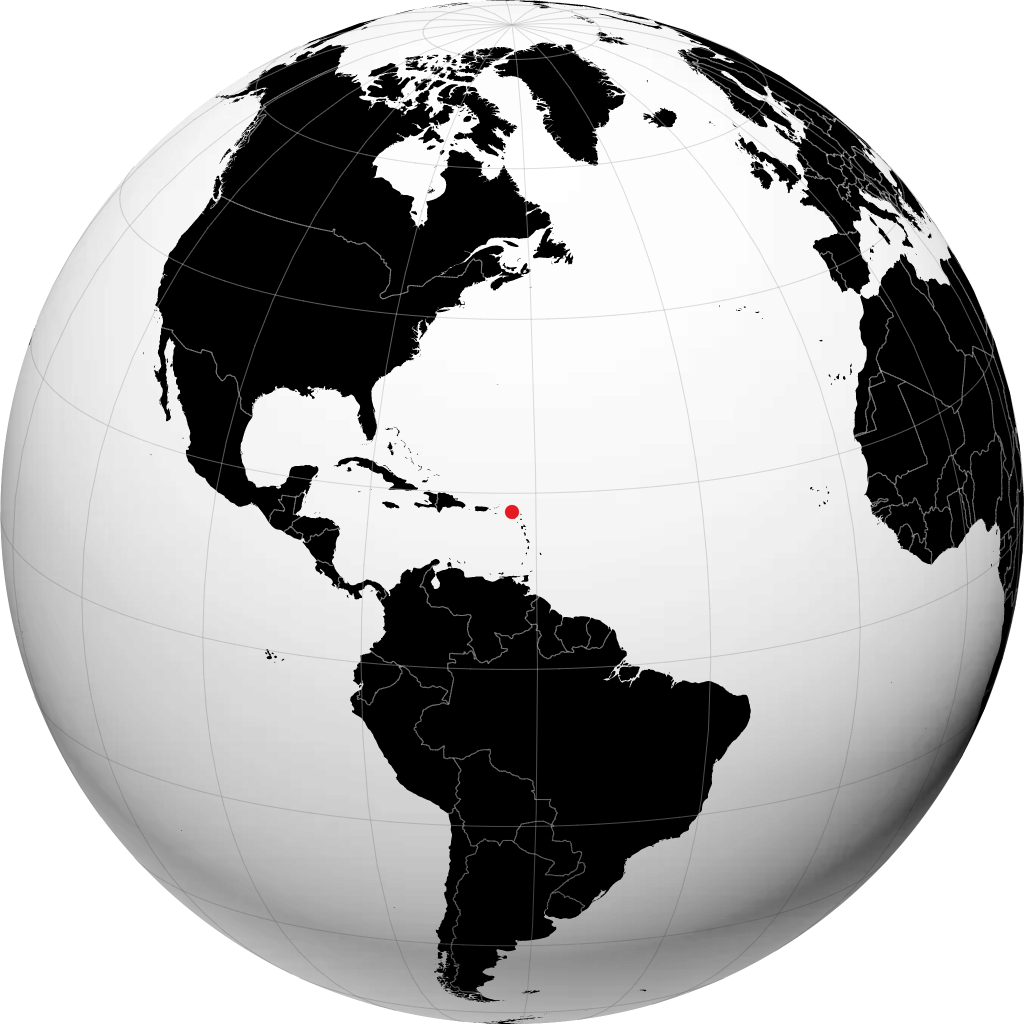 Gustavia no globo