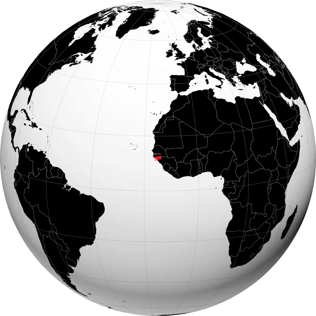 Guiné-Bissau no globo