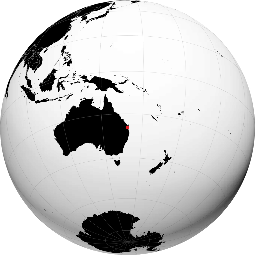 Gympie no globo