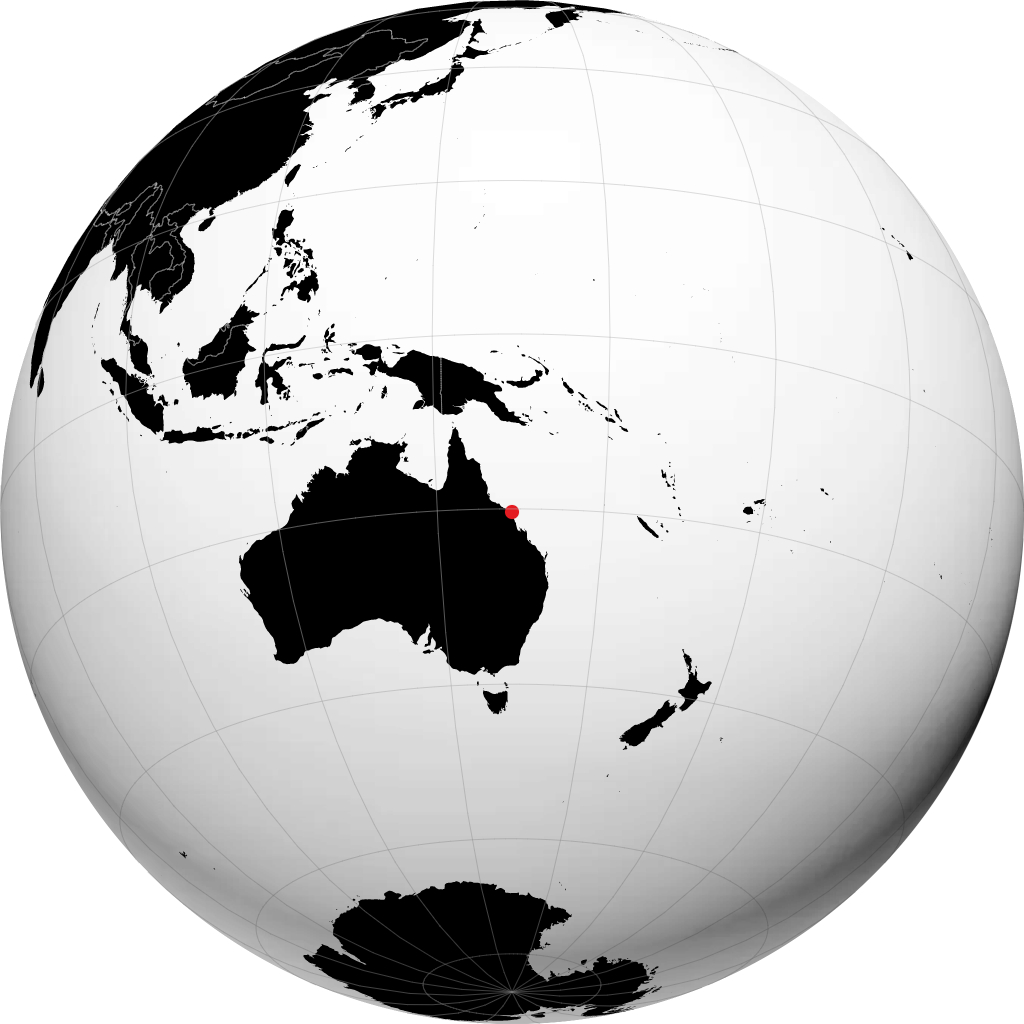 Hamilton Island no globo